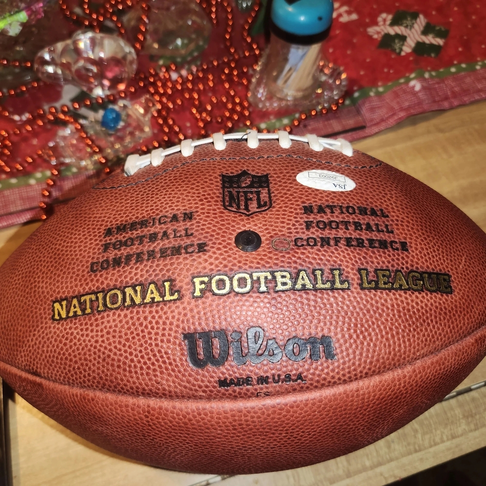 Steelers MEAN JOE GREEN signed HOF 87 l NFL Game Ball